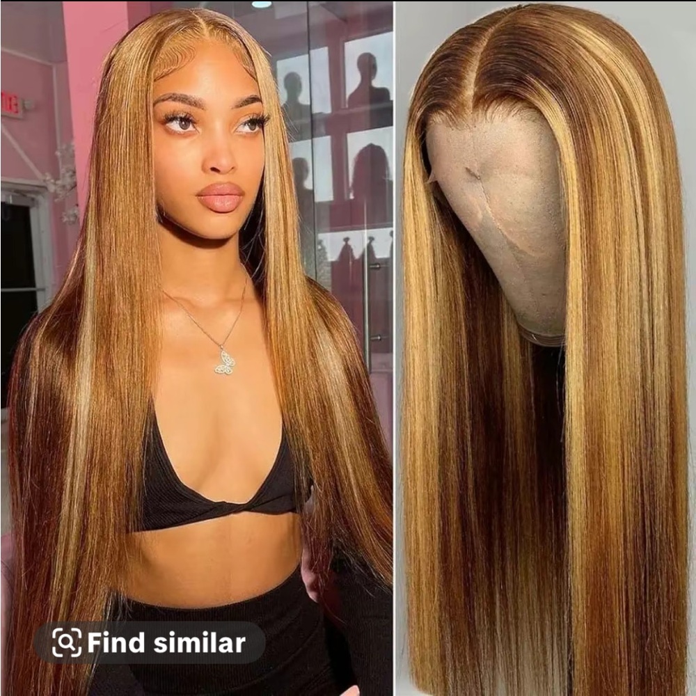 100%human hair 5*5 straight lace front wig 26 inches pre pulqued hd transparent